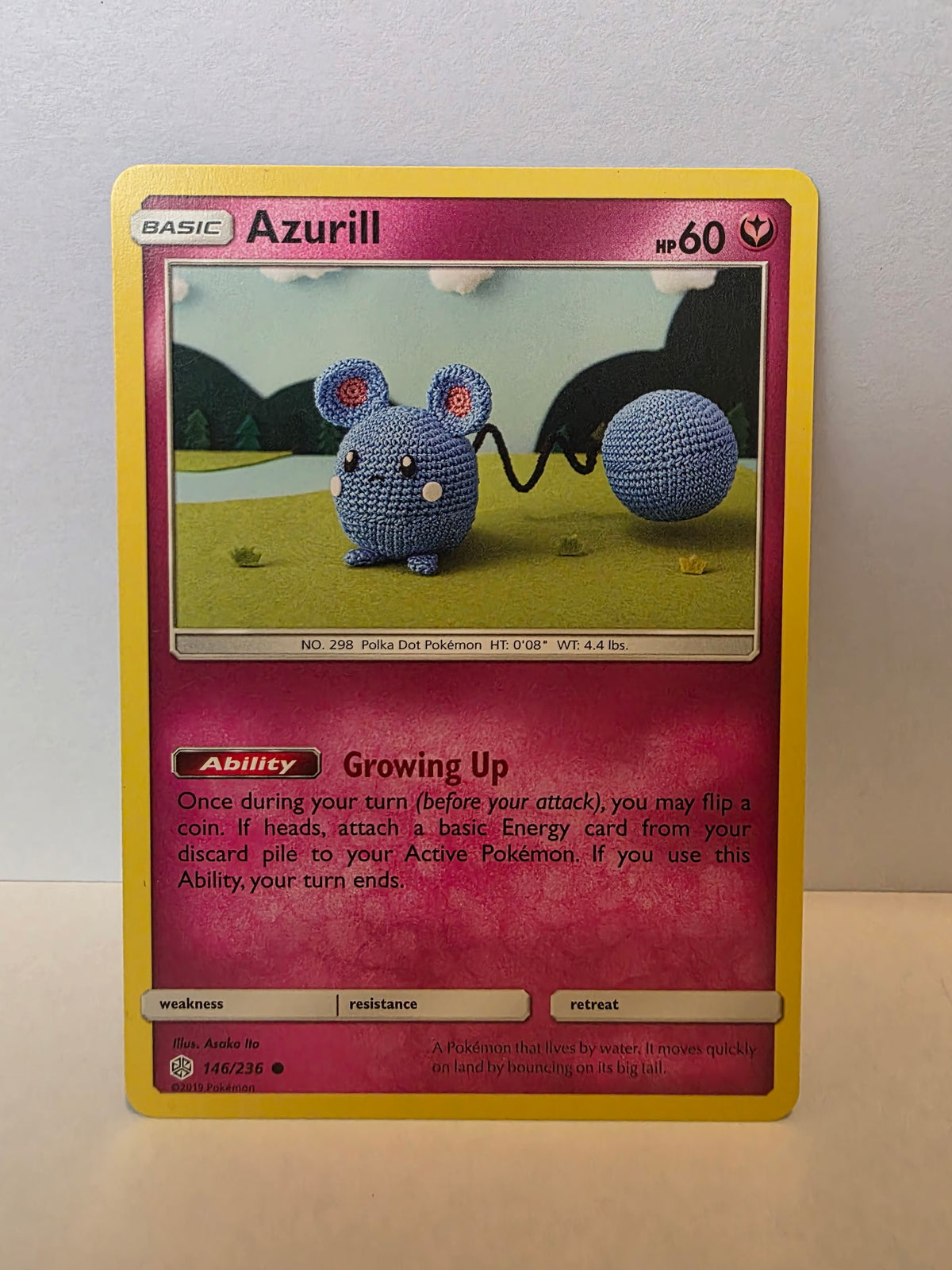 Azurill 146/236 – Pokémon TCG Unified Minds (2019) – Common – NM/LP [028]