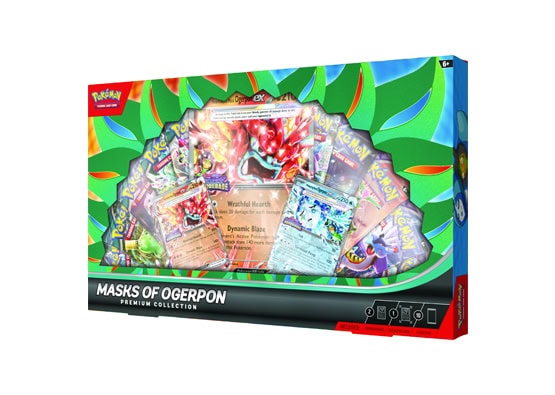 Ogerpon - Masks of Ogerpon Premium Collection Box - Factory Sealed - 2024 Pokémon TCG - 10 Booster Packs & Promo Cards