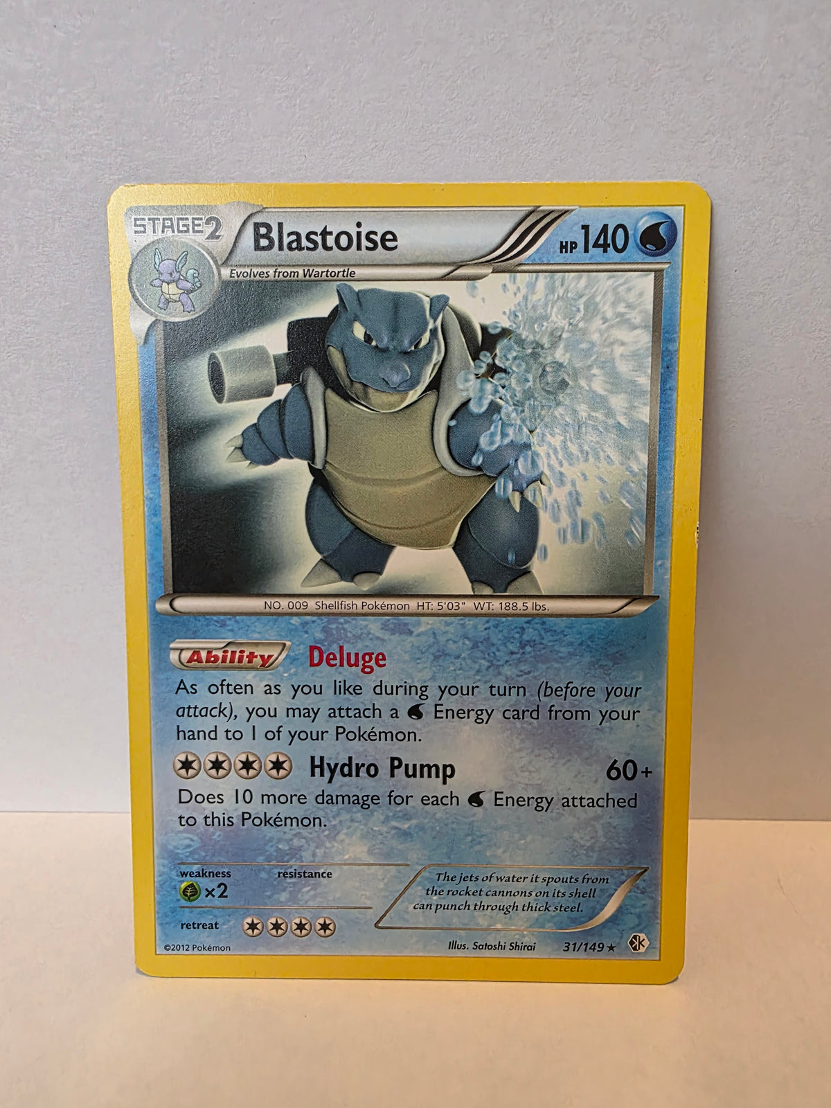 Blastoise 31/149-Boundaries Crossed-Non-Holo Rare Deck Exclusive-Pokemon TCG [018]
