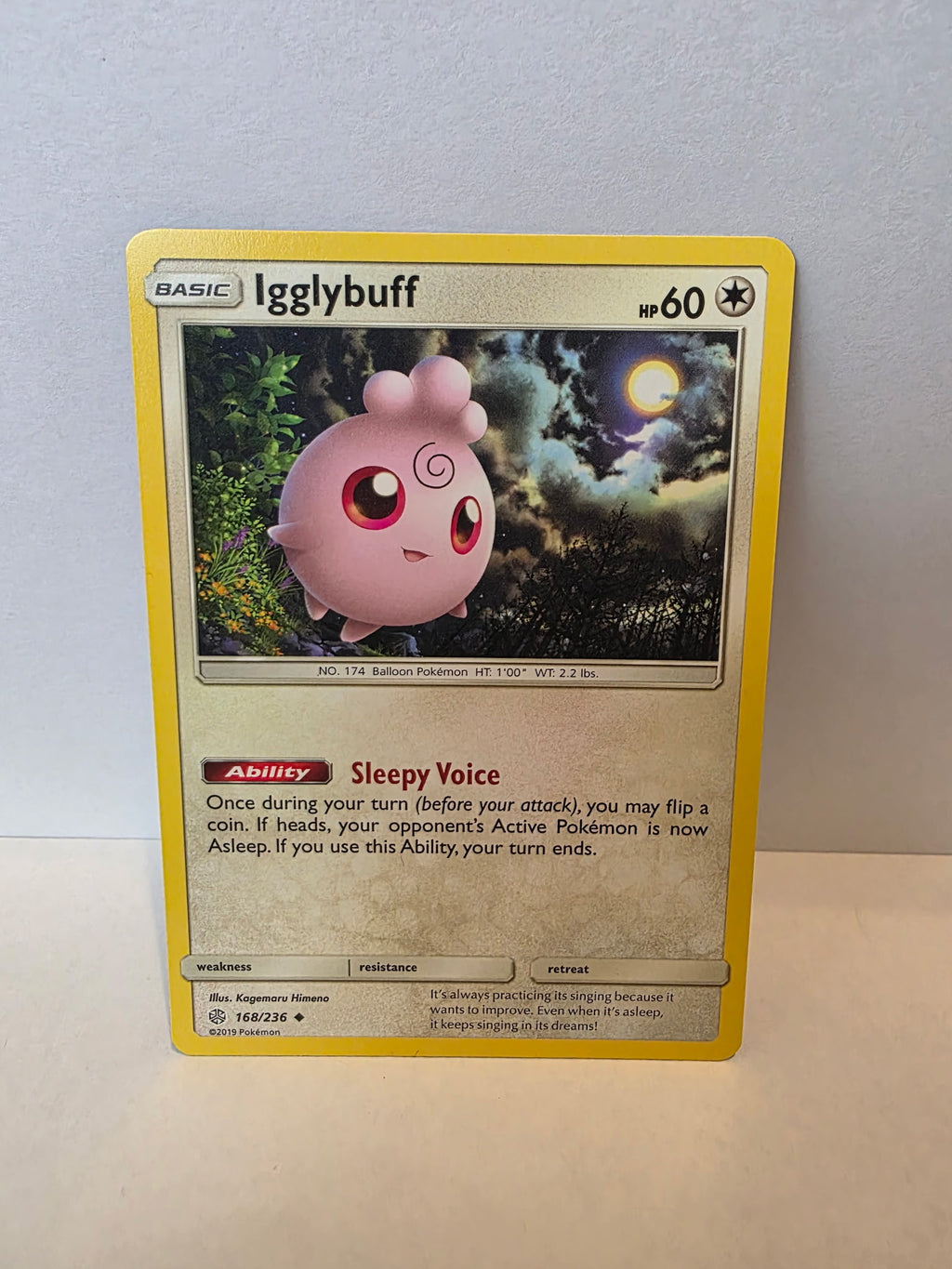 Igglybuff 168/236 – Pokémon TCG Unified Minds (2019) – NM [006]