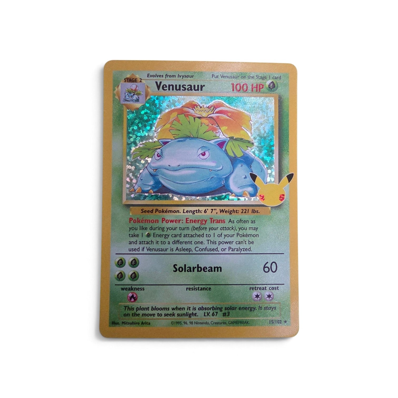 Venusaur - 15/102 Holo - Celebrations Classic Collection - 2021