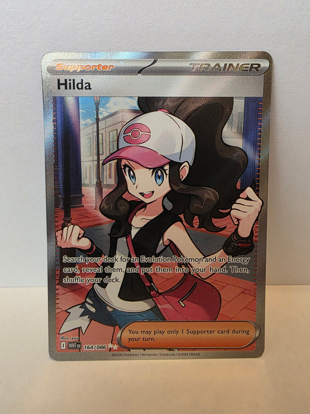 Hilda 164/086 Pokémon TCG WHT (2025) Full Art Ultra Rare NM [036]
