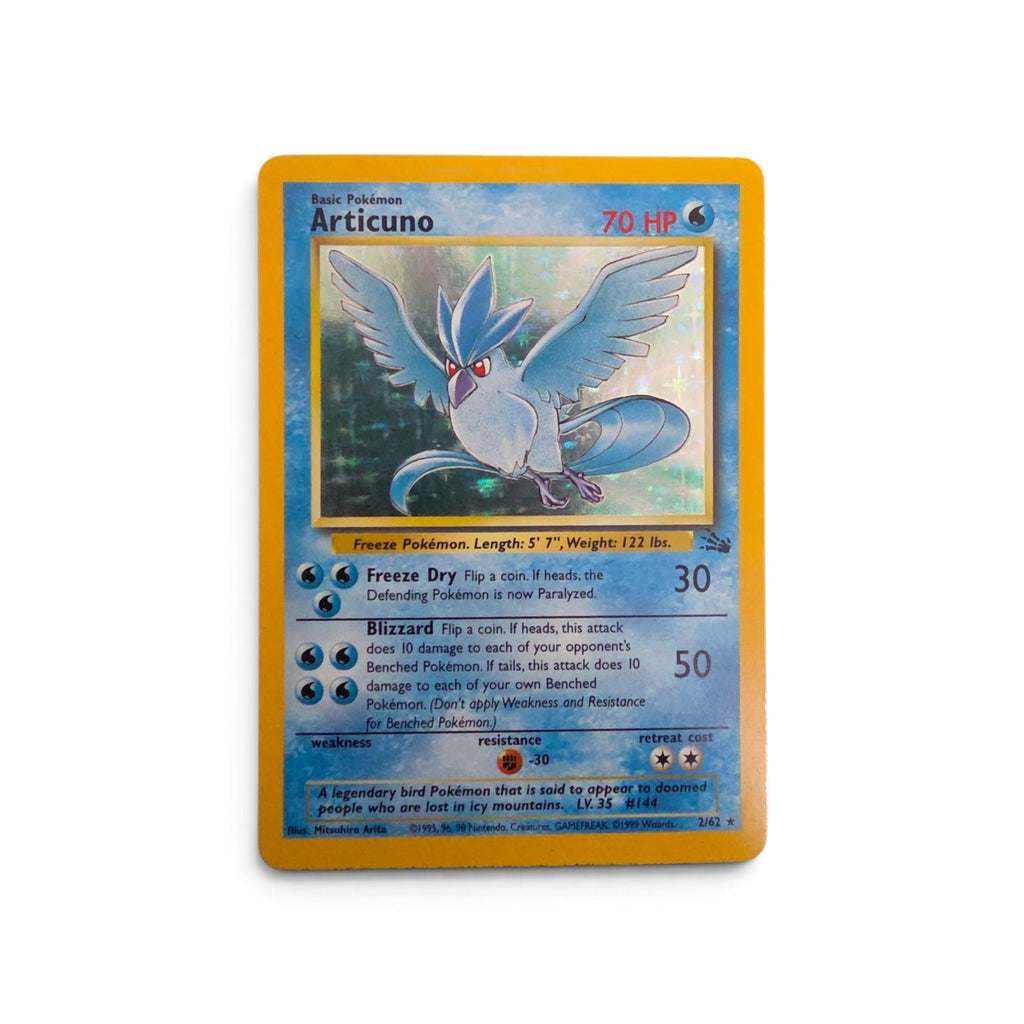 Articuno - 2/62 Holo - Lightly Played - 1999 Fossil