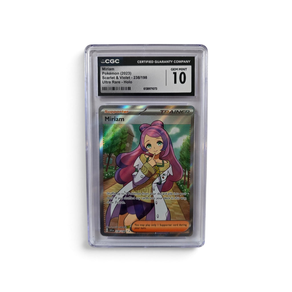 2023 Pokémon Scarlet & Violet MIRIAM 238/198 (Ultra Rare) - CGC 10 Gem Mint Graded Slab